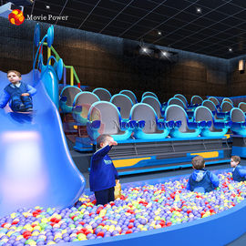 صندلی های سینمایی کودکان تفریحی پارک تجاری 4D پویا