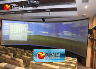 بزرگ 360 درجه صفحه نمایش 4D تئاتر فیلم 4D شبیه ساز برای 100-200 نفر