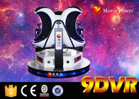 سیستم الکتریکی 220V Motional 9D Egg واقعیت مجازی 3 صندلی ساخته شده از فایبر گلاس