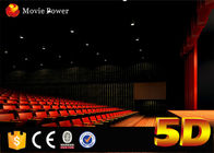 صفحه نمایش بزرگ منحنی 4D تئاتر فیلم 2-200 صندلی عاطفی و جلوه های ویژه