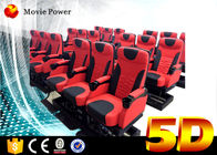 24 صندلی تئاتر پویانمایی بزرگ تئاتر فیلم 5D با وسیله نقلیه الکتریکی