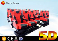 3 Dof برق / هیدرولیک 5D سینما تجهیزات 5D سینمای شبیه ساز با صندلی حرکت