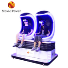 2 بازیکن واقعیت مجازی 9d صندلی تخم مرغ 9d Vr رولر کوستر ماشین بازی شبیه ساز سیستم عامل حرکت شبیه ساز