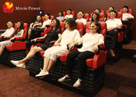 Black / White / Red Seat 4D Movie Theater، تجهیزات واقعیت مجازی برای پارک تفریحی