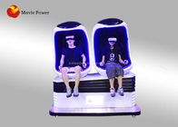 بازی های پویا 2 صندلی 9D VR سینما / واقعیت مجازی فیلم Roller Coaster