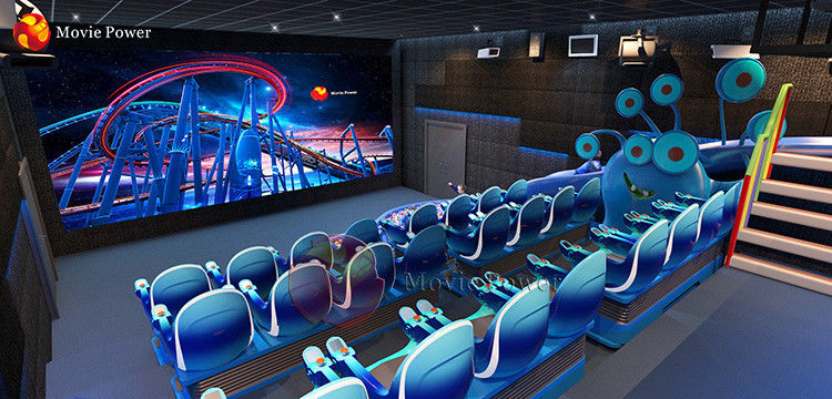 صندلی های سینمایی کودکان تفریحی پارک تجاری 4D پویا