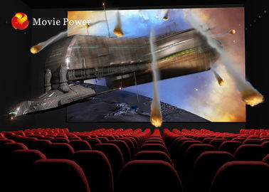 سینمای حباب 100 صندلی سینمای 4D با صندلی حرکت الکتریکی
