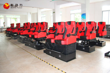 3 DOF 2 - 100 صندلی 5D تئاتر فیلم با 12 نوع جلوه های ویژه در اطراف
