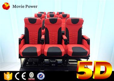 سیستم هیدرولیکی و الکتریکی 5D Cinema Theatre Stimulator با صندلی 4d Motion