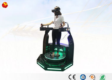 360 درجه چرخش 9D VR سینما 9D شبیه ساز یک پلت فرم پایدار ایستاده
