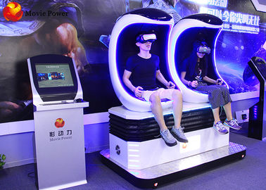 1 صندلی 2 صندلی 3 صندلی 9D VR سینمای تخم مرغ تجهیزات 3 DOF حرکت سیستم عامل برای کودکان و نوجوانان