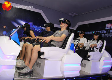 شش صندلی پخش 9D شبیه ساز 9D VR Cinema CE گواهی برای پارک تفریحی