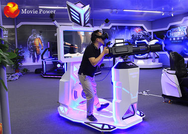 9D VR Stand Gatling Walker پارک سرگرمی فضایی HTC Vive تیراندازی Battle Machine Machine