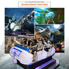 6 صندلی 9D مجازی واقعیت شبیه ساز قایق آلومینیوم برای پارک تفریحی