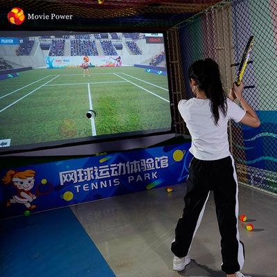بازی آمادگی جسمانی تعاملی 9d واقعیت مجازی تجهیزات تنیس Vr بازی ورزشی