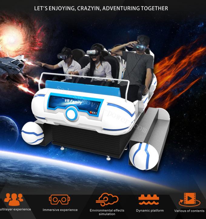 بازی شبیه ساز Indoor Full Immersive Interactive 6 Seats 9D Virtual Reality VR Cinema 0