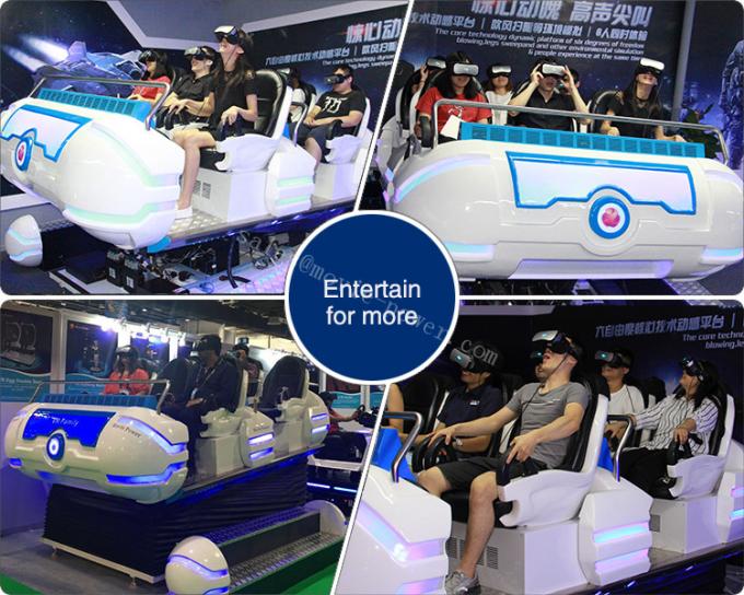 بازی شبیه ساز Indoor Full Immersive Interactive 6 Seats 9D Virtual Reality VR Cinema 2