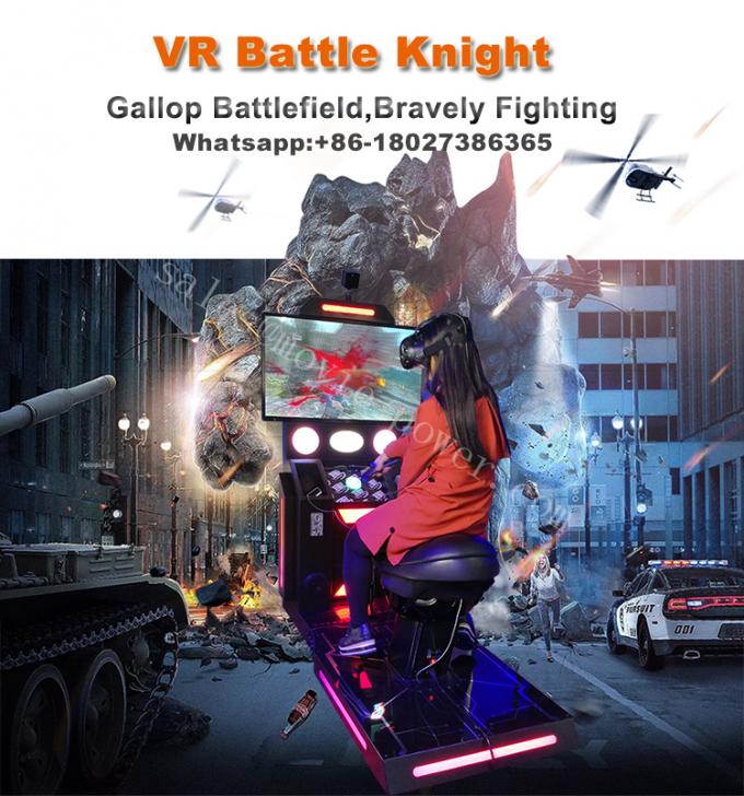 VR ماشین ورزش شبیه ساز اسب سواری VR Dynamic Kids Shooting 9d VR Gaming Equipment 0