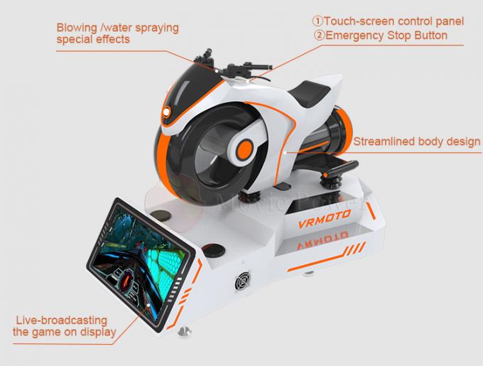 ماشین بازی شبیه ساز مسابقه اتومبیل رانی VR 9d محصولات پارک تفریحی 1