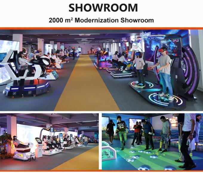 ماشین بازی شبیه ساز مسابقه اتومبیل رانی VR 9d محصولات پارک تفریحی 2