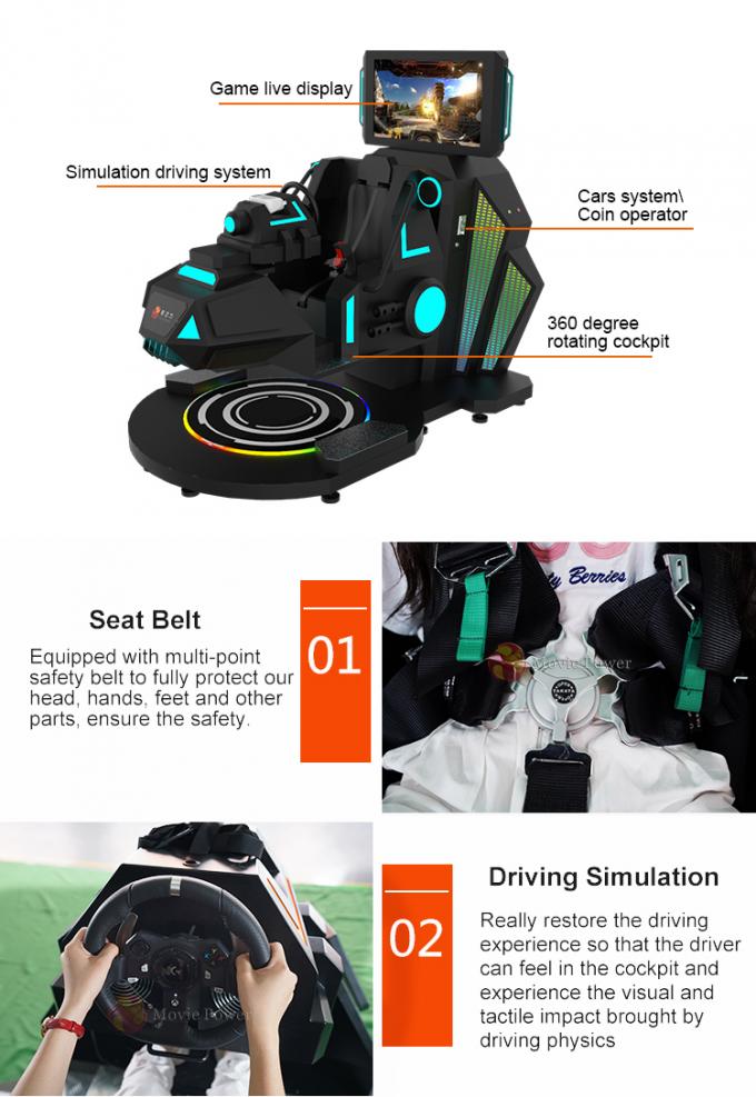 Cool Racing 9D VR Cinema Electric 9D VR Simulator بازی اتومبیلرانی 1