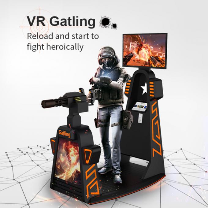 Htc Vive ایستاده 9D VR ایستاده Gatling VR تفنگ بازی تیراندازی 0