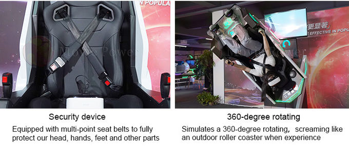 صندلی VR 360 Rotation Simulator با 50 بازی هیجان انگیز صندلی چرخش واقعیت مجازی 1