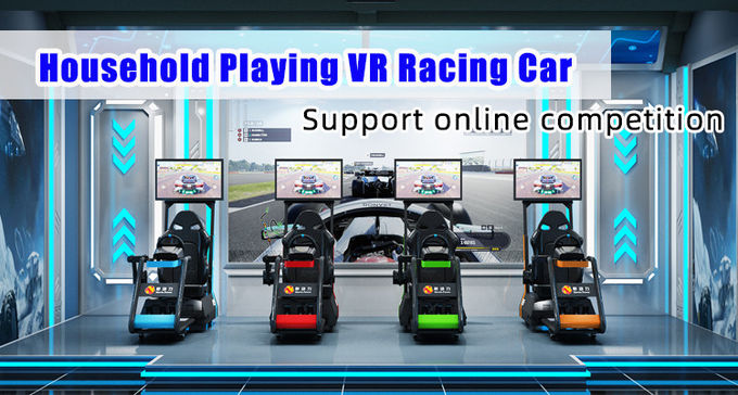صندلی شبیه سازی شبیه ساز رانندگی اتومبیل Shopping Mall Entertainment VR Racing Simulator 0