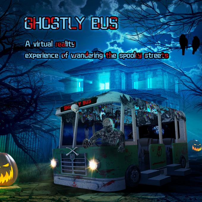سیستم شبیه ساز واقعیت مجازی Vr Zombie Shooter 9d VR Ghostly Bus 0