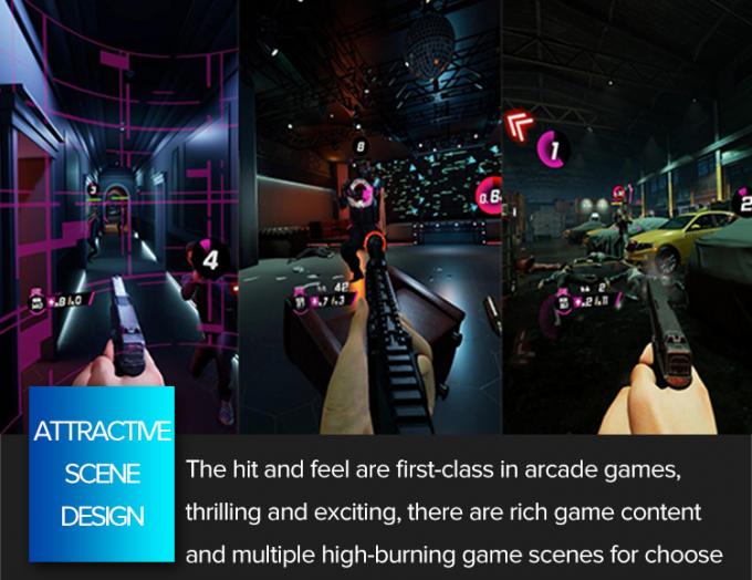 تیراندازی با تفنگ متحرک 9 بعدی واقعیت مجازی بازی ماشین بازی واقعیت مجازی 1