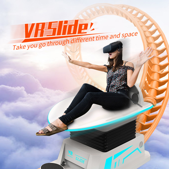 اسلاید 9d VR Game Machine VR Motion Simulator Game Arcade Cinema 9d اسکت بورد برای پارک سرگرمی 0