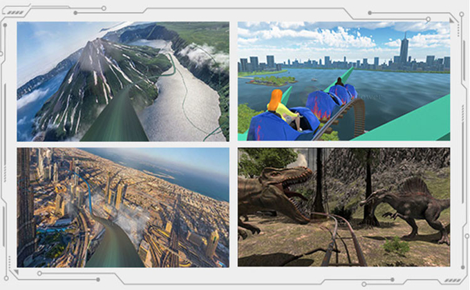 بازی اسلاید بازی واقعیت مجازی اسکیت بورد شبیه ساز 4d 8d 9d ماشین بازی 3