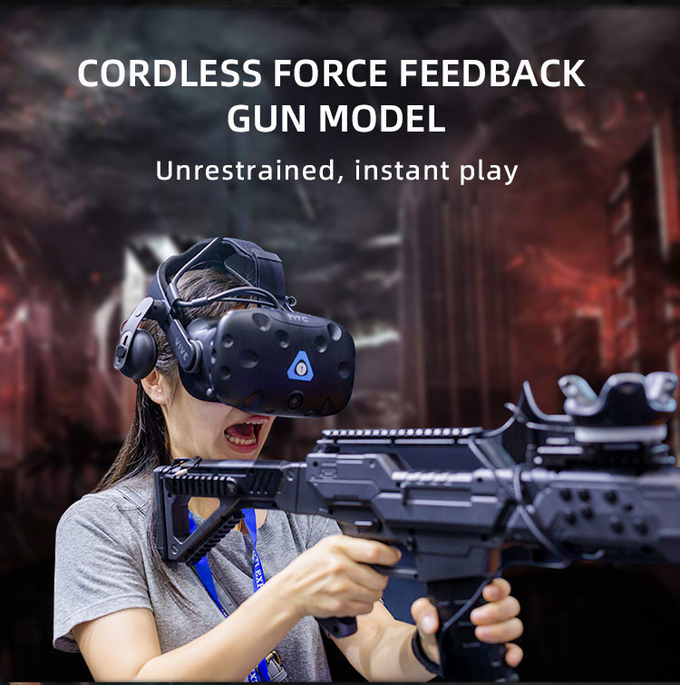 VR Zombie Game 9d VR Shooting Simulator ایستگاه بازی واقعیت مجازی 2