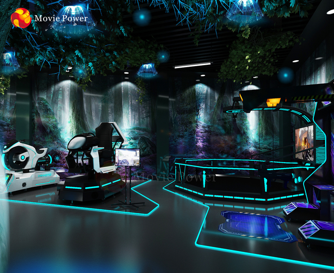 9D VR Theme Park زمین بازی سرپوشیده کودکان سرگرمی تجهیزات واقعیت مجازی 1
