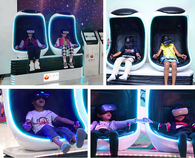 پارک تفریحی VR 9D شبیه ساز حرکتی بازی تعاملی 9D VR واقعیت مجازی تخم مرغ VR صندلی سینما 1