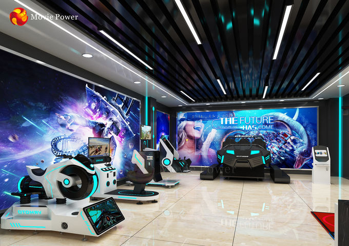 سفارشی سازی شده VR Theme Park 9D Virtual Reality Egg Cinema Kid Game Room Escape 0