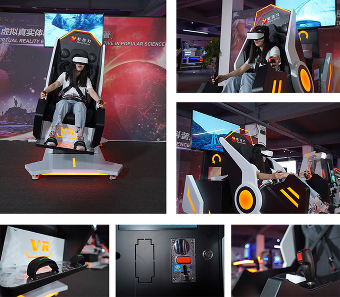 صندلی VR 360 Rotation Simulator با 50 بازی هیجان انگیز صندلی چرخش واقعیت مجازی 2