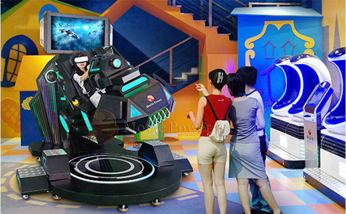 Indoor Amusement 9d Vr 360 درجه شبیه ساز بازی ماشین واقعیت مجازی 0