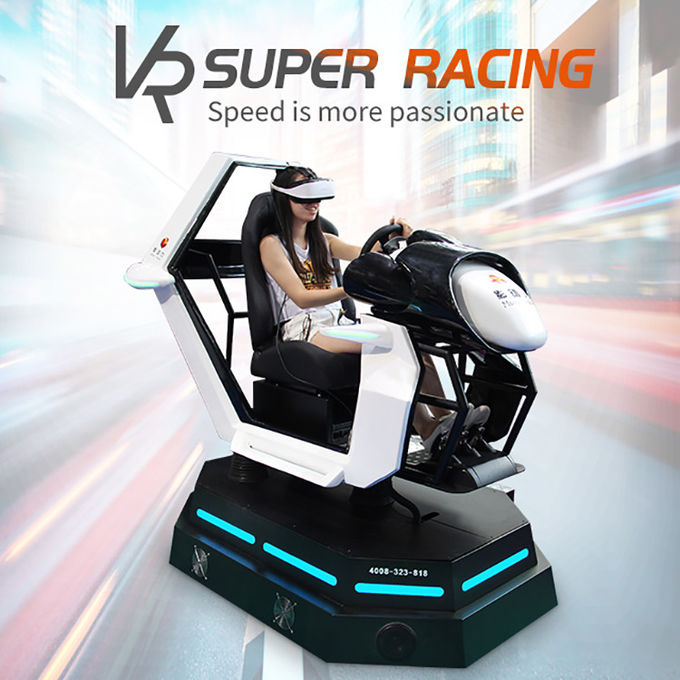 شبیه ساز رانندگی ماشین واقعیت مجازی پارک تفریحی Racing 9d Vr 0