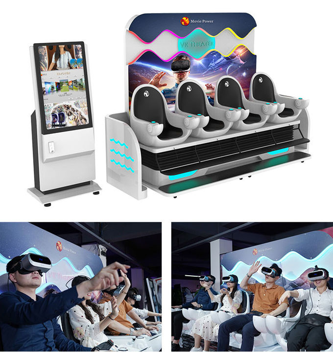 بیشترین واقعیت واقعیت مجازی واقعی 9D VR صندلی تخم مرغ سینما شبیه ساز 9D VR 0