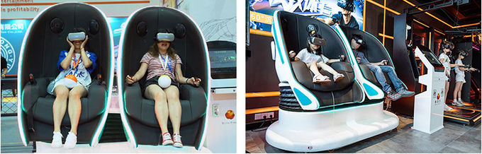 2 دستگاه پخش کوسه 9D VR سینما برای مکان های کودکان 0