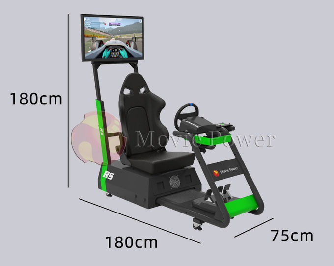 ماشین بازی شبیه ساز مسابقه اتومبیل رانی واقعیت مجازی Small Footprint برای استفاده تجاری خانگی 1
