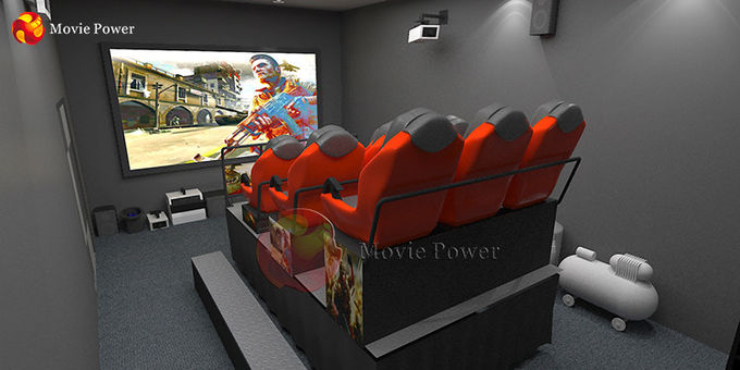 7D Cinema 6 نفره تجهیزات صندلی پویا ایمن و آسان برای کنترل 0