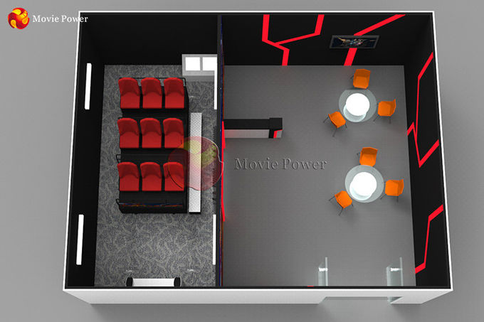 صندلی های سینمای 9 بعدی واقعیت مجازی 5 بعدی چند نفره 0