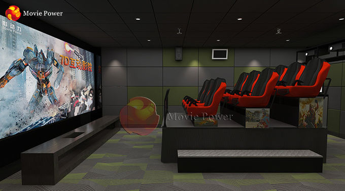 سیستم شبیه ساز ماشین بازی تفنگ تعاملی با فیلم سینمایی 7 بعدی 200 صندلی 1