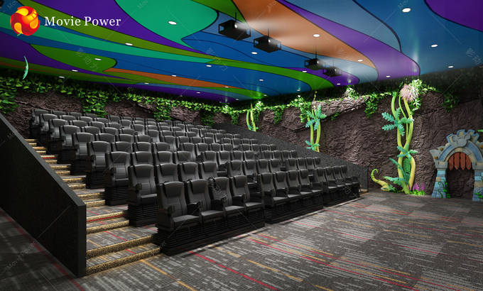 تجهیزات سینمای سینمایی Back Tickler سیستم مینی سینما پروژکتور 4 بعدی 5 بعدی 7 بعدی 0