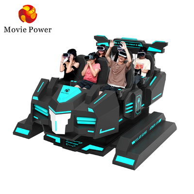 Theme Park 5.0KW 9D VR Cinema Roller Coaster Simulator 144 فیلم گنجانده شده است