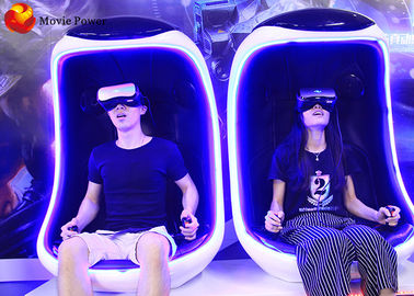 سحر و جادو 9D VR تخم مرغ شبیه ساز دو صندلی VR غلتکی Coaster سرگرمی داخل سالن