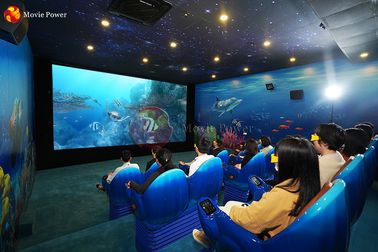 400㎡ Movie Power Source دینامیک صندلی سینمای فیلم Ocean Theme صندلی سینمای 4 بعدی 5 بعدی