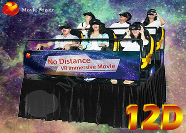 سیستم سینمای 12D محبوب با صندلی فیلم نوآورانه